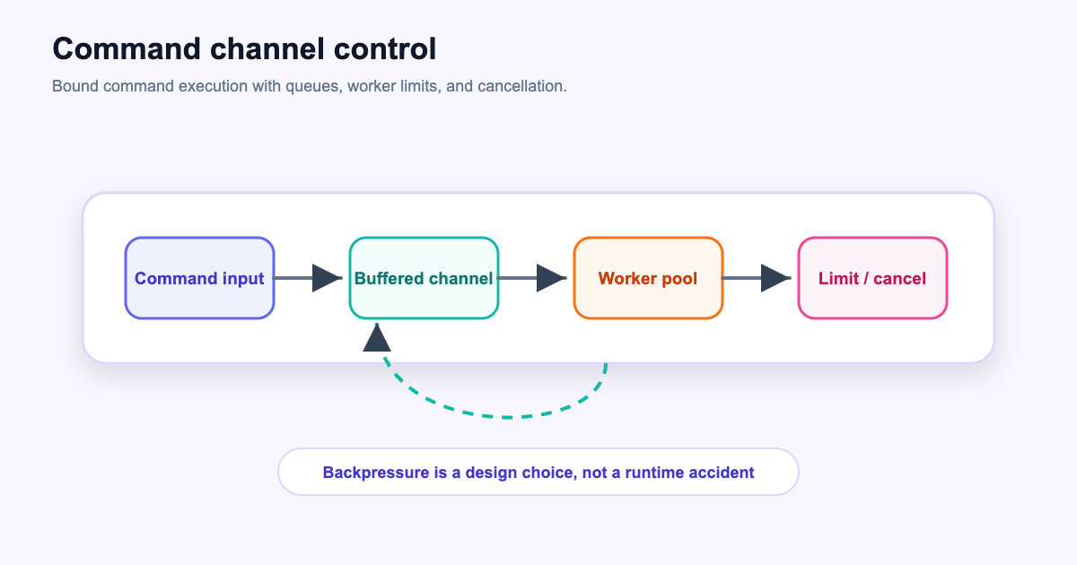 Command channel control